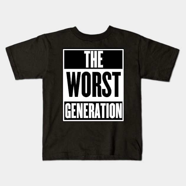 The Worst Generation Kids T-Shirt by Rebellion10